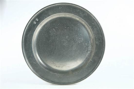 Appraisal: PEWTER CHARGER Probably English th century Rim is stamped with