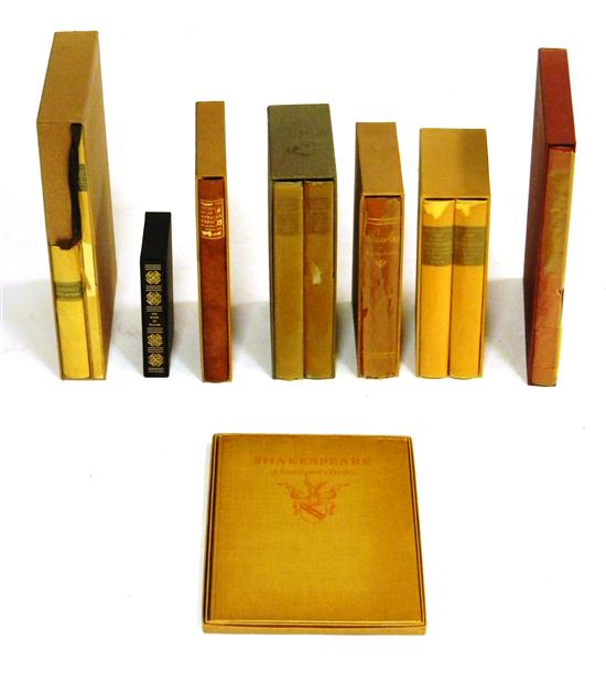 Appraisal: BOOKS eight pieces Limited Editions Club Horace ''Odes and Epodes''