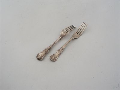 Appraisal: Royal Association various tableforks Kings and Kings Honeysuckle pattern each