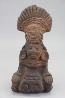 Appraisal: Pre Columbian Terracotta Figure Pre Columbian Terracotta Figure Height in