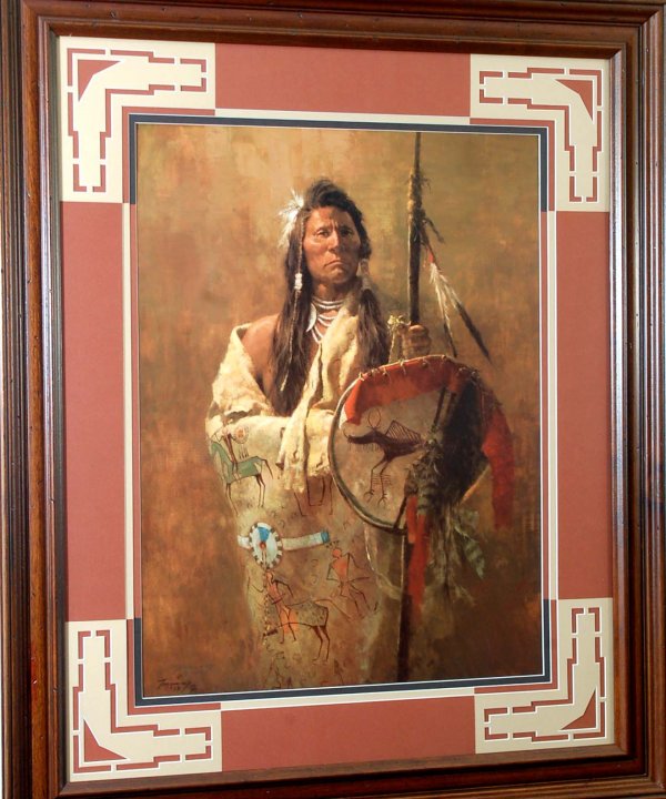 Appraisal: Howard Terpning American - Limited Edition print Status Symbols Signed