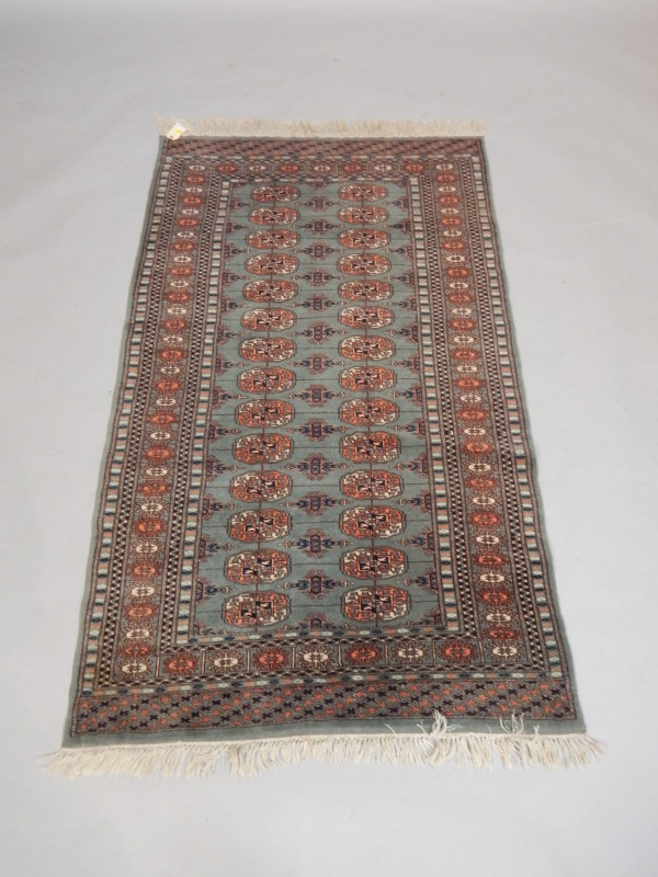 Appraisal: A modern Afghan Belouch type rug with two rows of