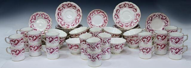 Appraisal: lot of English bone china coffee and chocolate partial service