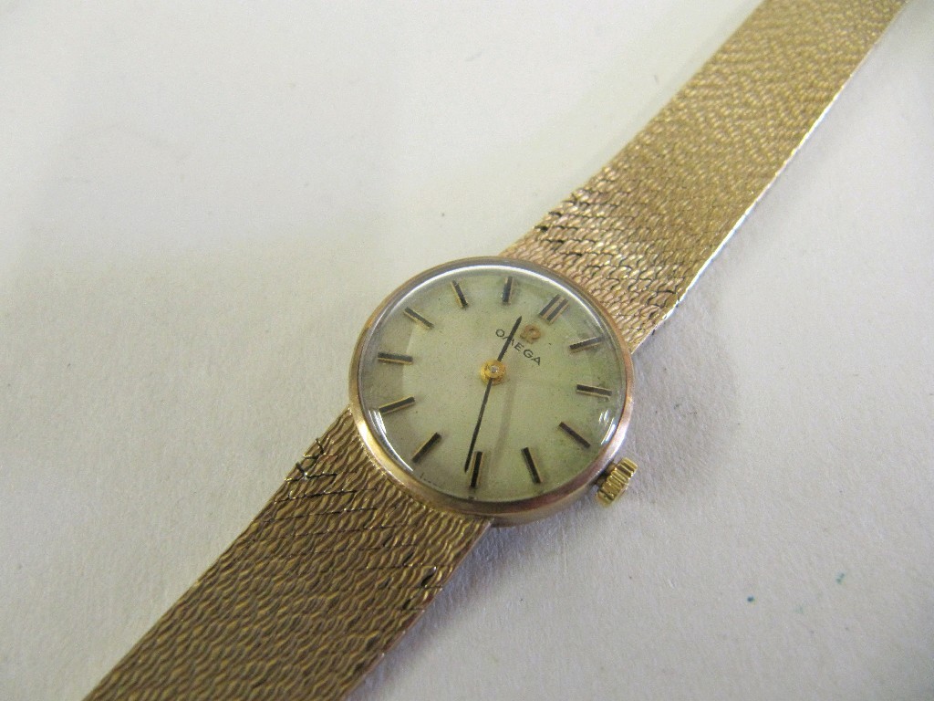 Appraisal: Ladies ct gold Omega wrist watch with integral ct gold