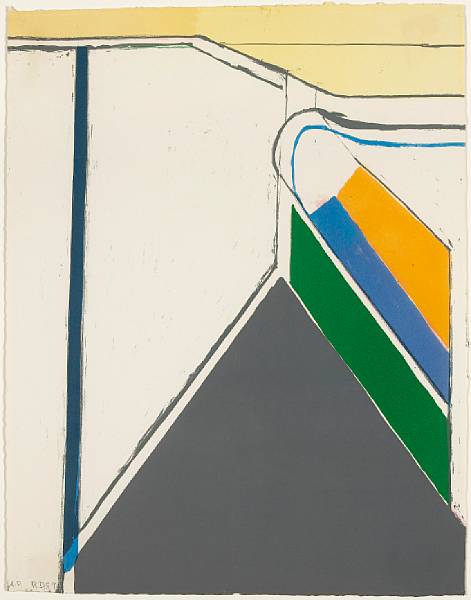 Appraisal: Richard Diebenkorn American - Untitled Ocean Park Lithograph in colors