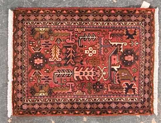 Appraisal: Persian Herez rug Iran modern x Estimate -