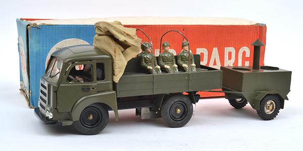 Appraisal: CIJ MILITARY COVERED TRUCK WITH TRAILER ARMY LIVERY WITH X