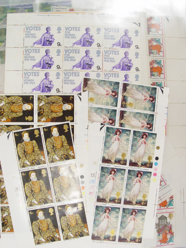 Appraisal: Collection of mint stamps in block sheets