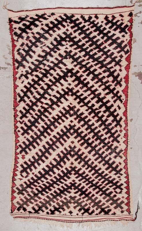 Appraisal: Vintage Moroccan Rug ' '' x ' '' Vintage Moroccan