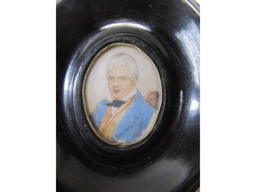 Appraisal: Framed portrait miniature