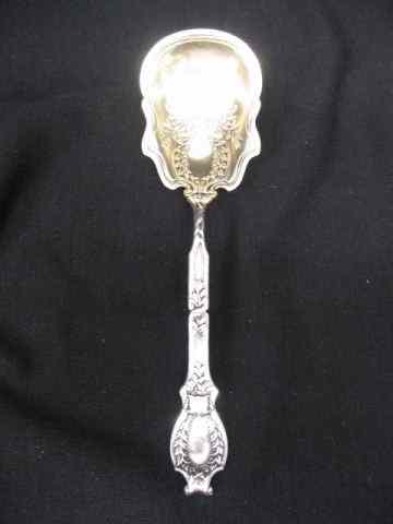 Appraisal: Durgin Sterling Silver Berry Spoon Art Nouveau style gold wash