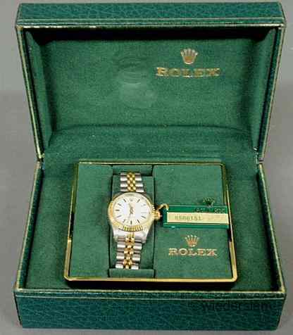 Appraisal: Ladies steel and k y g Rolex Oyster Perpetual Datejust