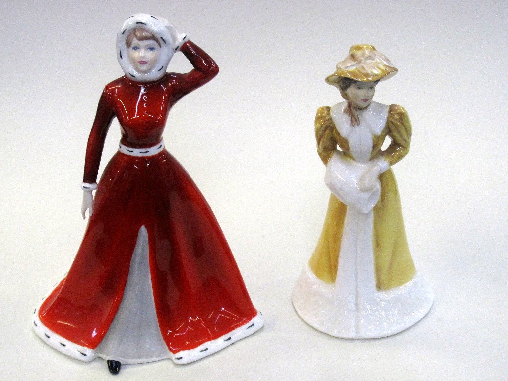 Appraisal: Two Coalport figures Ursula and Laura