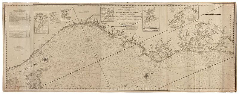 Appraisal: Laurie Whittle - Map of the North American Coast A