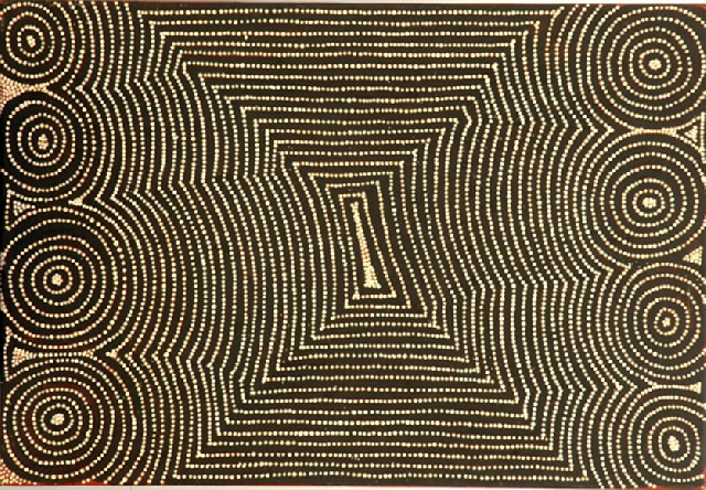 Appraisal: Joseph Jurra Tjapaltjarri born circa Untitled acrylic on linen inscribed