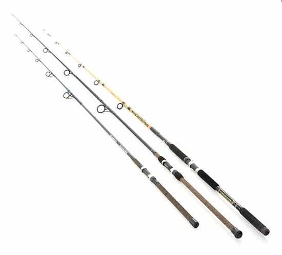 Appraisal: Collection of surf fishing rods St Croix Ben Doerr Surf