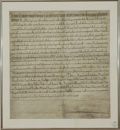 Appraisal: Manuscript Document Regarding Theodoric IV The King of the Franks