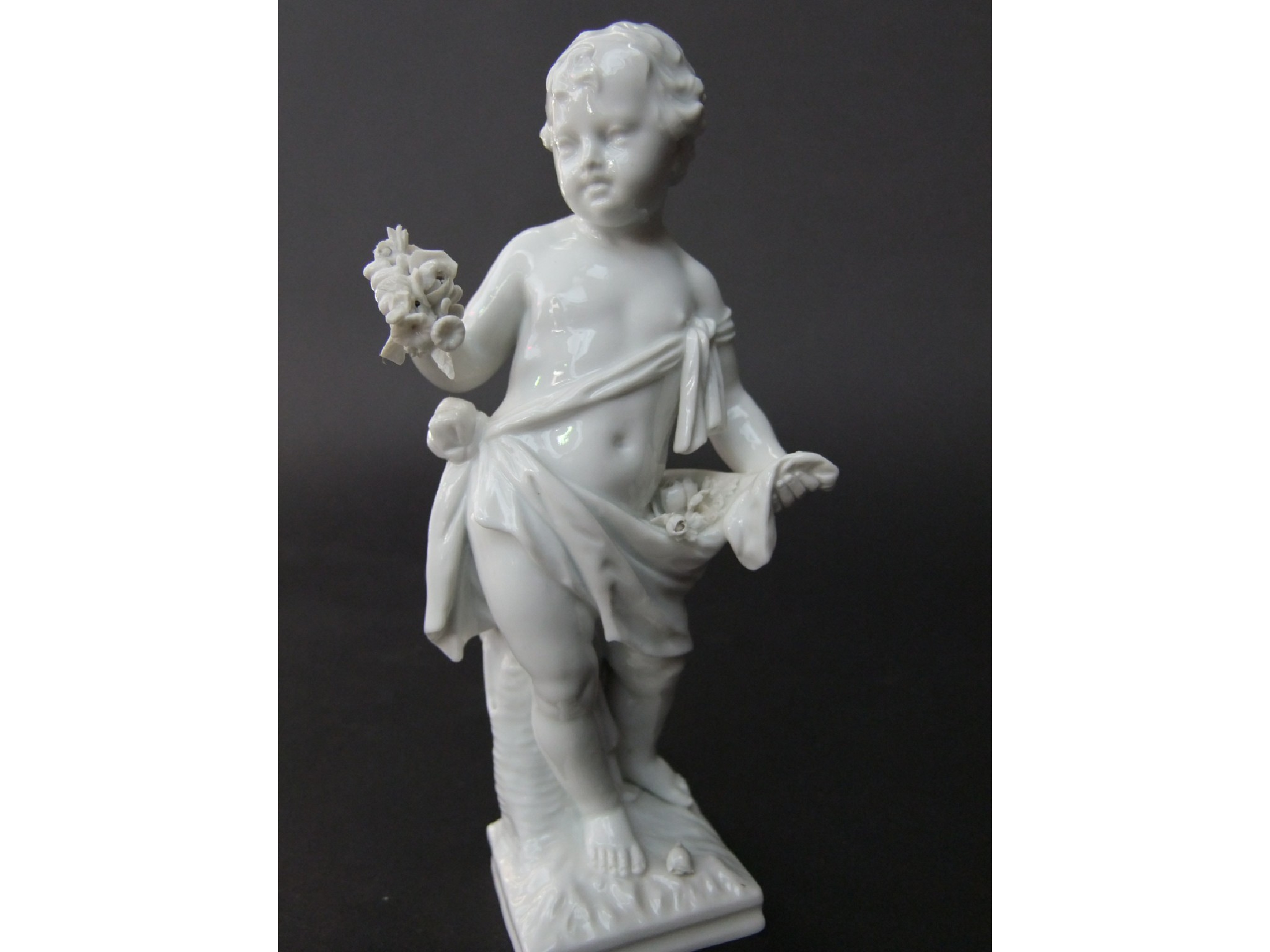 Appraisal: A th century Berlin porcelain white glazed figure of a