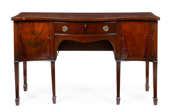 Appraisal: Sale Lot A Regency Style Mahogany Sideboard th th century