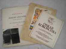 Appraisal: Oskar Kokoschka A folder containing a quantity of lithograph prints