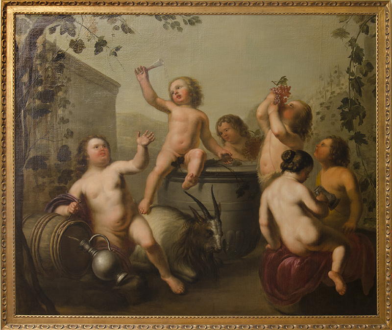 Appraisal: FOLLOWER OF CESAR BOETIUS VAN EVERDINGEN - A BACCHIC SCENE