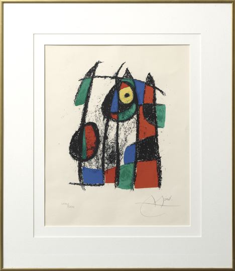 Appraisal: Joan Miro Spanish - Untitled from Joan Miro Lithographs II