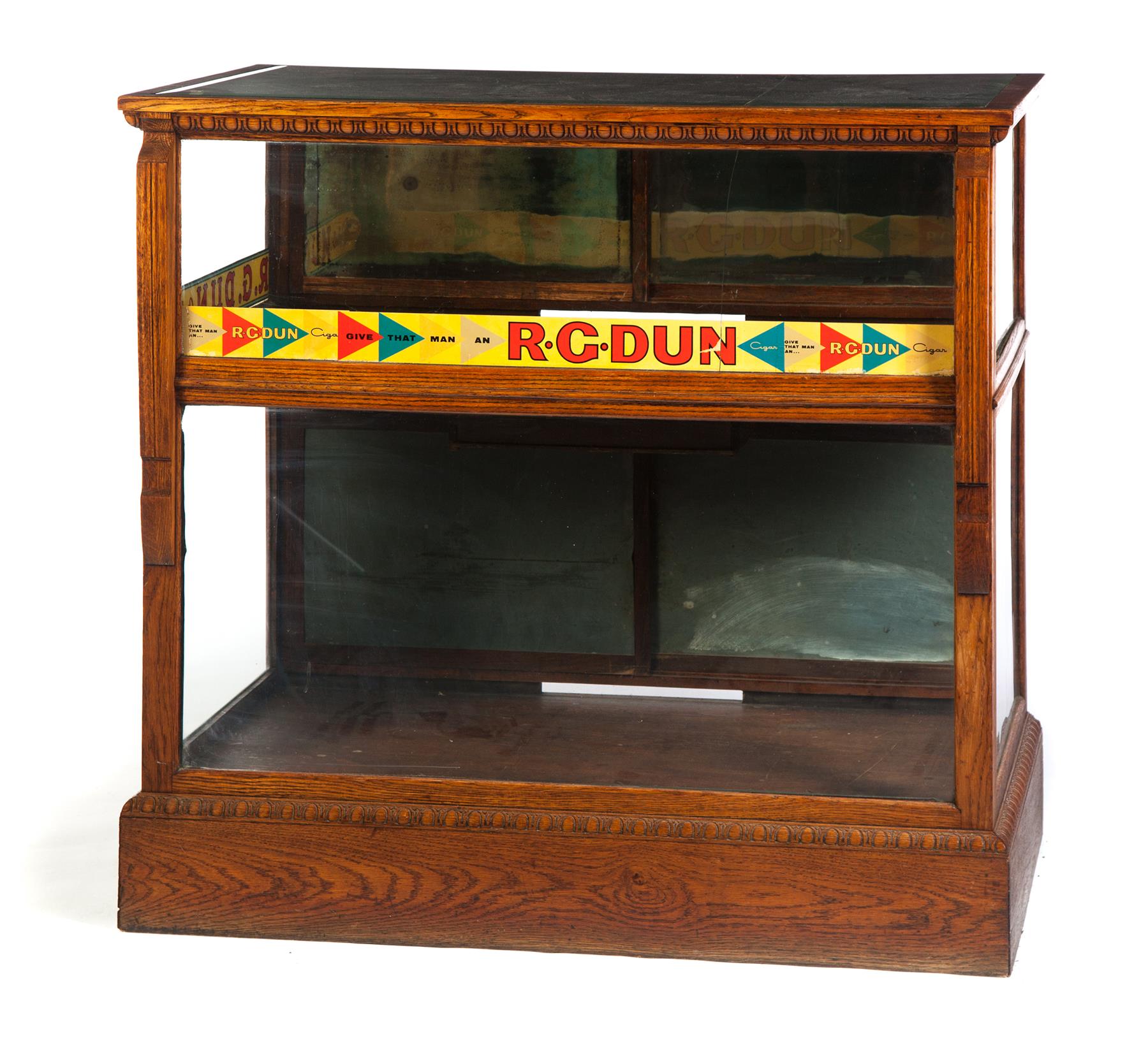 Appraisal: GENERAL STORE DISPLAY CASE American st quarter- th century oak