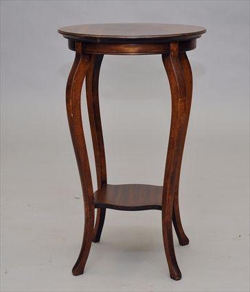 Appraisal: Two-Tiered Mahogany Side Table