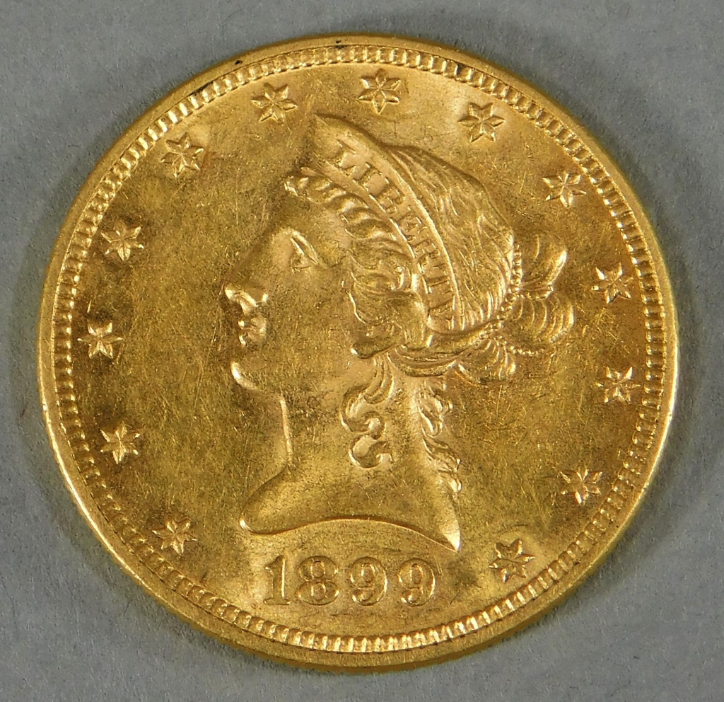 Appraisal: DOLLAR LIBERTY HEAD EAGLE GOLD COIN United States dollar liberty