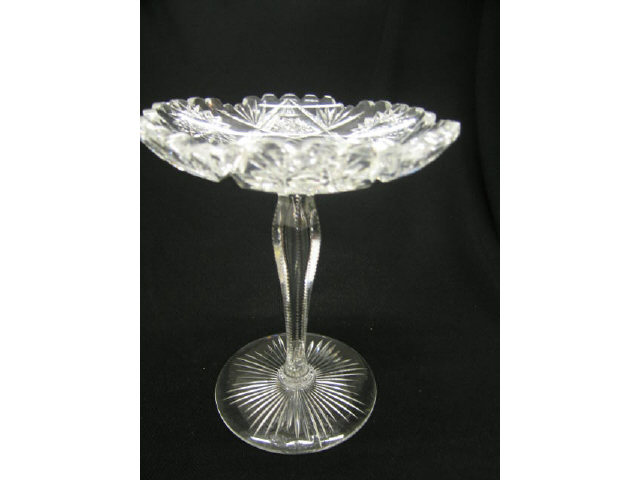 Appraisal: Brilliant Period Cut Glass Tazza