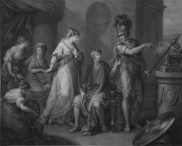 Appraisal: A PAIR OF TH CENTURY PRINTS after Angelica Kauffman engraved