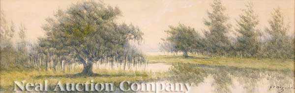 Appraisal: Alexander John Drysdale American New Orleans - Louisiana Bayou with