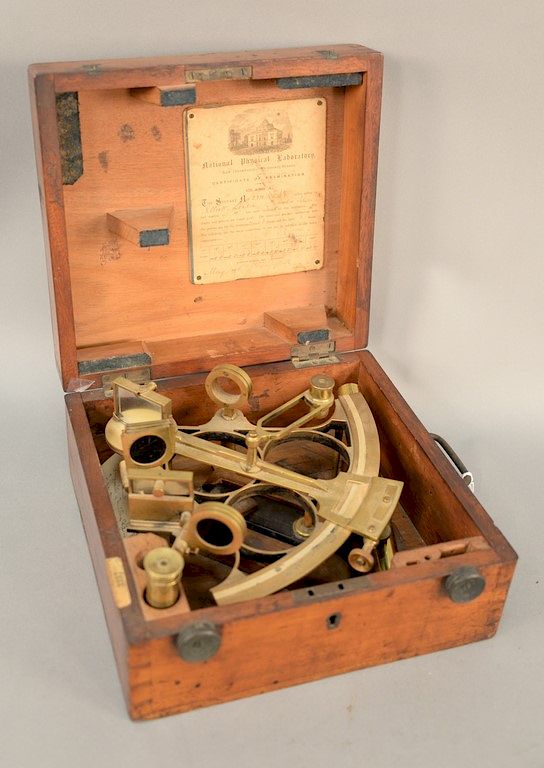 Appraisal: Elliott Brass sextant National Physical Laboratory Class A no inch