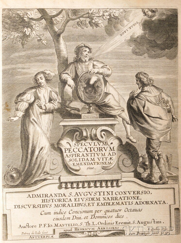 Appraisal: Mantelius Johannes - Speculum Peccatorum Aspirantium ad Solidam Vitae Emendationem