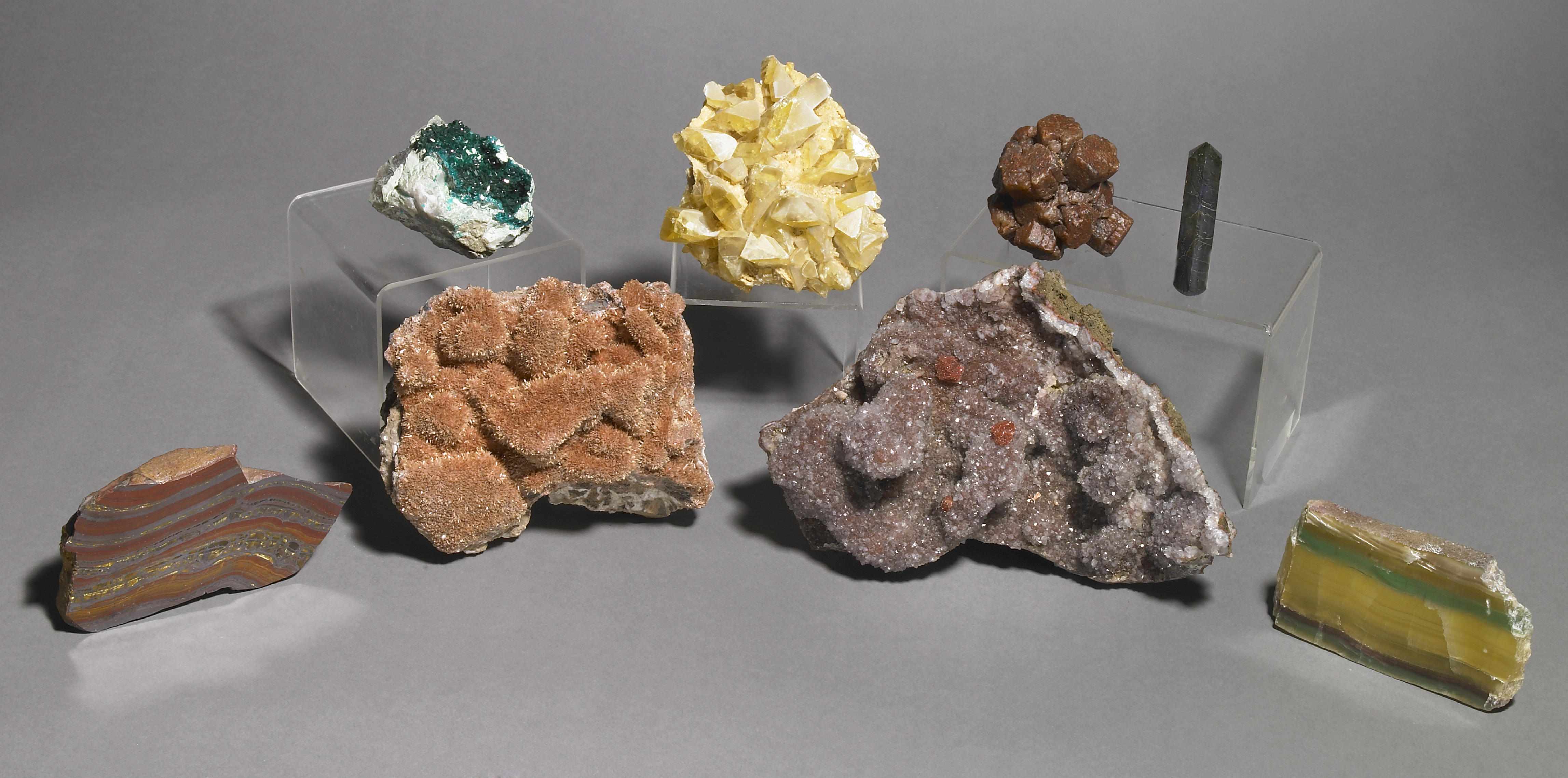 Appraisal: Property of a Colorado Private Collector Group of Eight Minerals