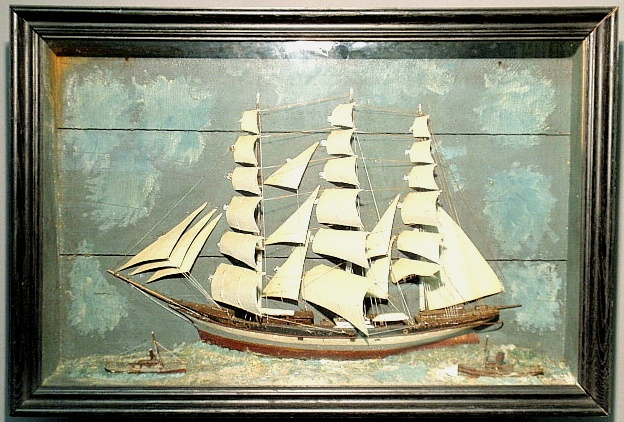 Appraisal: - Diorama of the clipper ship Jara Binco late th