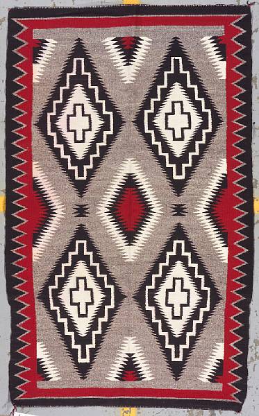 Appraisal: A Navajo rug size approximately ft in x ft in