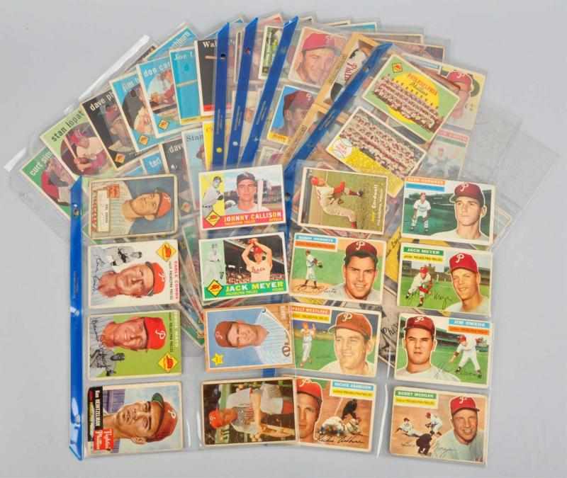 Appraisal: Group Lot of Philadelphia Phillies Baseball Cards Description Includes Eddie