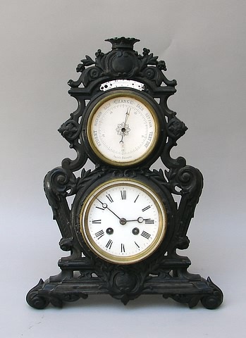 Appraisal: French- day time and strike with a separate aneriod barometer