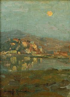 Appraisal: Painting Granville Redmond Granville Redmond American - Moon Over Belvedere