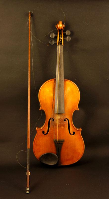 Appraisal: - Julius Heberlein Amati Violin Julius Heberlein Amati violin with