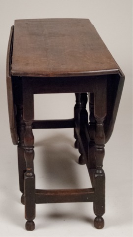 Appraisal: William Mary Style English Oak Gate Leg Table Possibly th