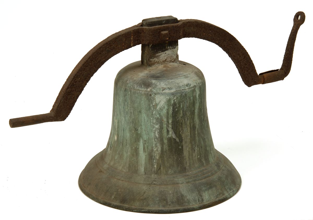 Appraisal: BRONZE SHIP'S BELL FROM THE S S SILVIA Inscribed with