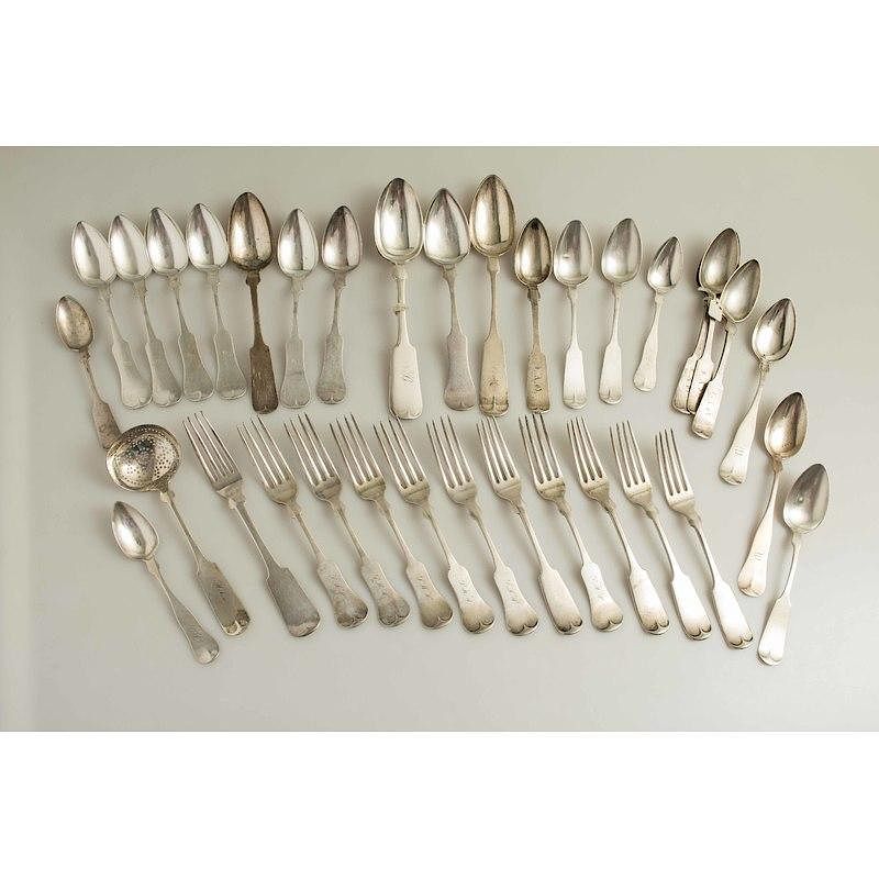 Appraisal: Assorted Silver Flatware piece assorted silver flatware comprising a pierced