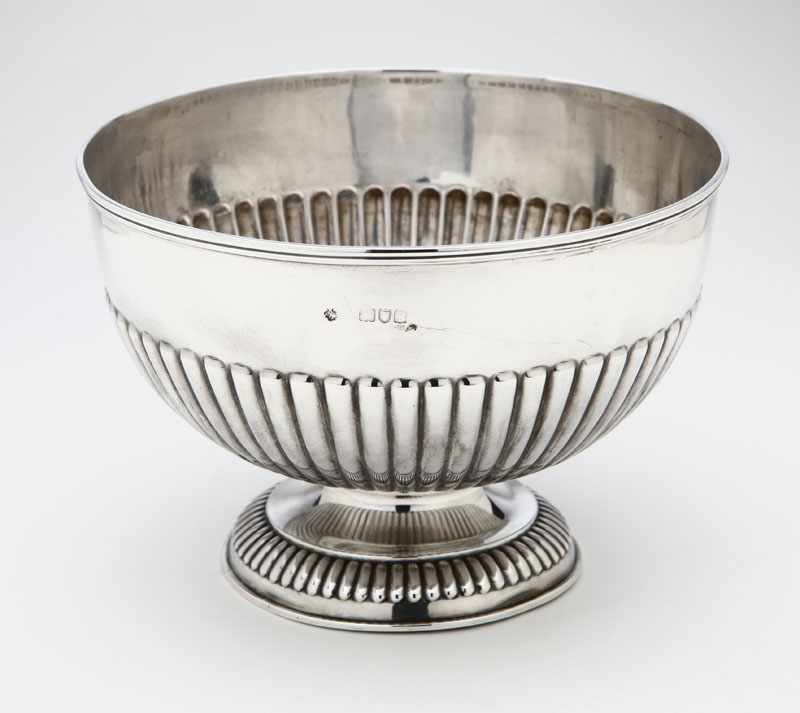 Appraisal: A Victorian sterling silver footed rose bowl William Hutton Sons