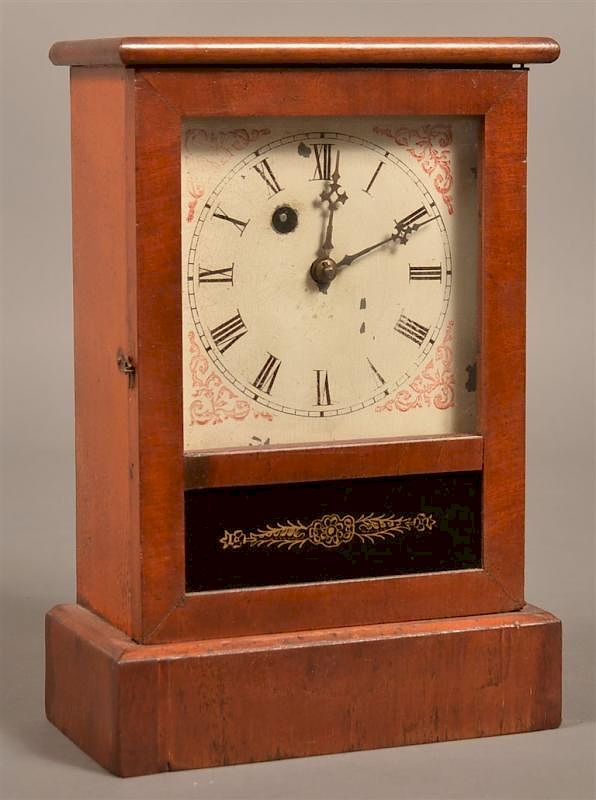 Appraisal: Waterberry Clock Company Small Shelf Clock Waterberry Clock Company Cherry