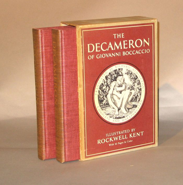 Appraisal: vols Kent Rockwell illustrator Boccaccio Giovanni The Decameron Garden City