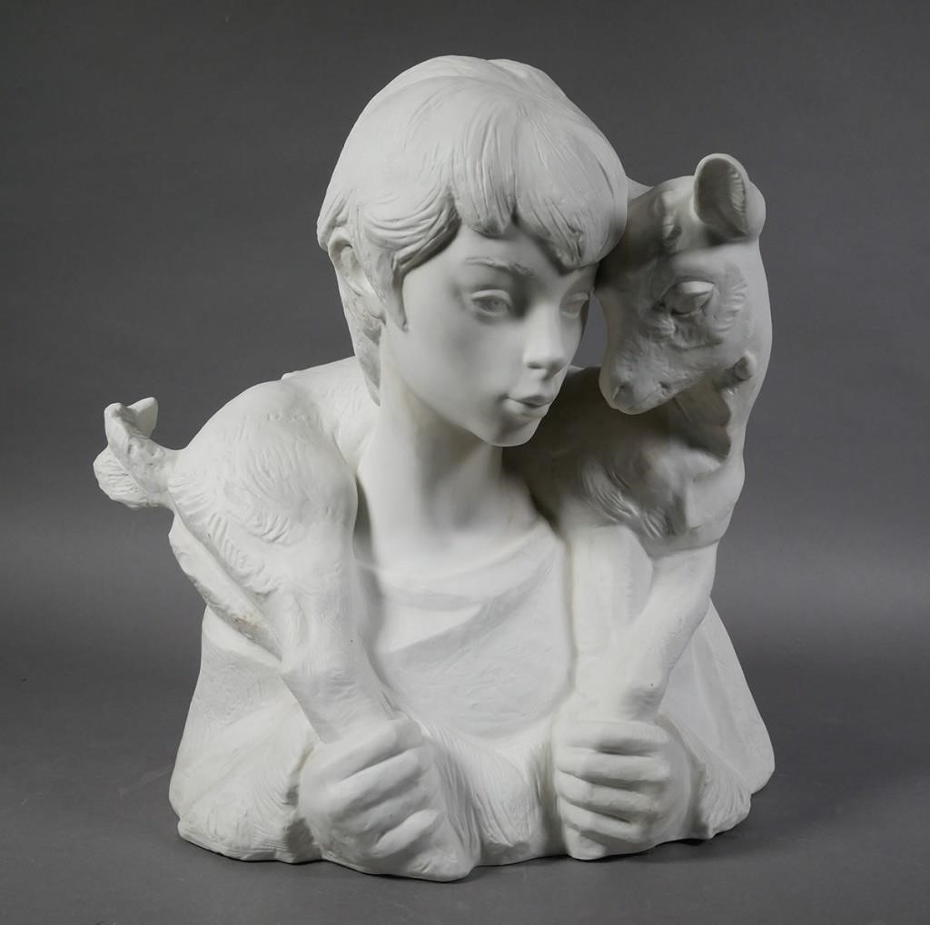 Appraisal: Scarce Lladro figurine measuring over high of a young man