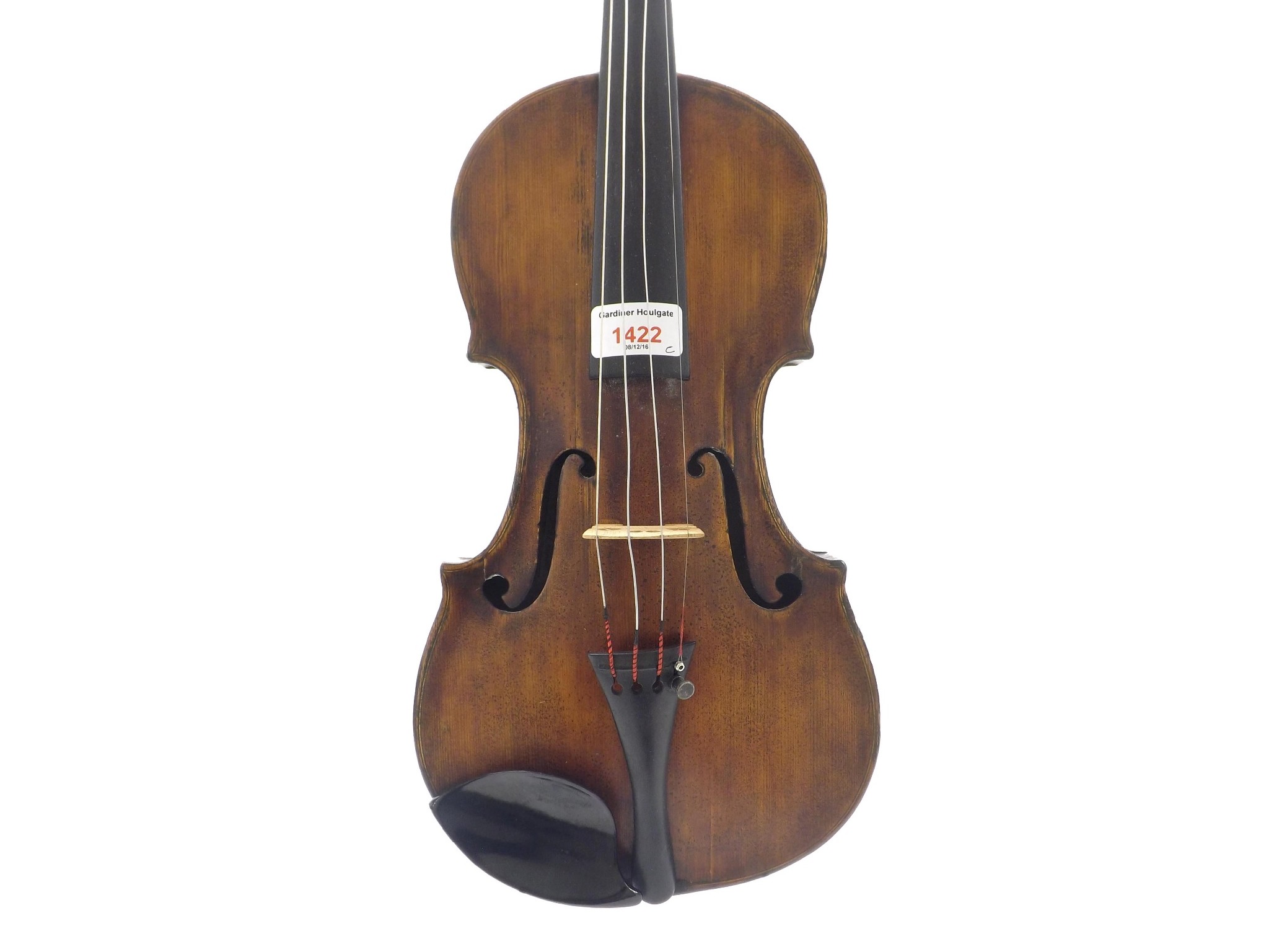 Appraisal: Interesting violin labelled Pietro Antonio Figlio di Carlo Ferdinando Landolfi