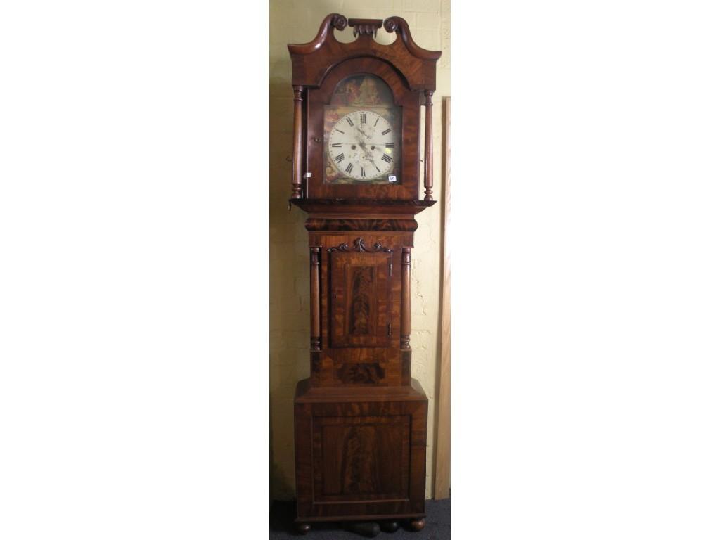 Appraisal: G Steele Chester-Le-Street A thC longcase clock the arched dial